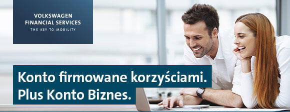 VOLKSWAGEN FINANCIAL SERVICES | Konto firmowane korzyściami. Plus Konto Biznes.